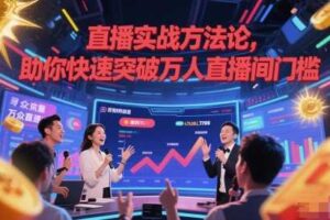 直播实战方法论，助你快速突破万人直播间门槛
