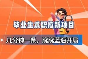 毕业生求职项目拆解_脉脉拉新空白市场，蓝海开局