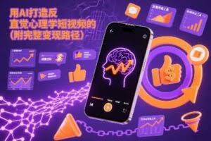 用AI打造“反直觉”心理学短视频的流量密码（附完整变现路径）