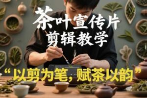茶叶宣传片剪辑教学，以剪为笔，赋茶以韵，新手也能拍出高级感