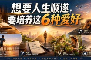 公众号付费文章：想要人生顺遂，要培养这6种爱好