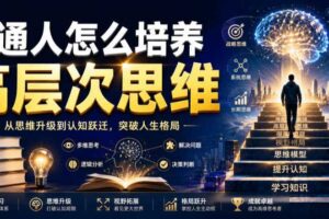 公众号付费文章：普通人怎么培养高层次思维