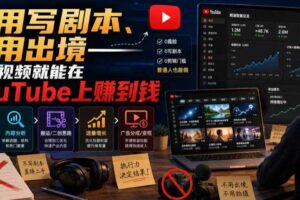 不用写剧本、不用出境——靠看视频就能在YouTube上賺到钱【原创双语字幕】