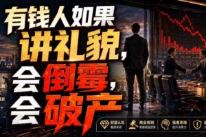 付费文章：有钱人如果讲礼貌，会倒霉，会破产