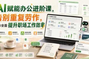 AI赋能办公进阶课,告别重复劳作,用AI全面提升职场工作效率
