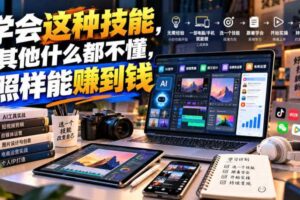 某公众号付费文章：学会这种技能，其他什么都不懂，照样能賺到钱