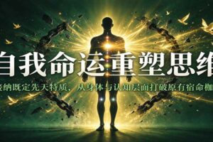 自我命运重塑思维：接纳既定先天特质，从身体与认知层面打破原有宿命枷锁